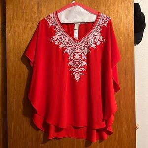 Lightweight flowy top.